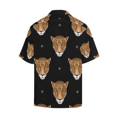 Leopard Head Pattern Men Hawaiian Shirt