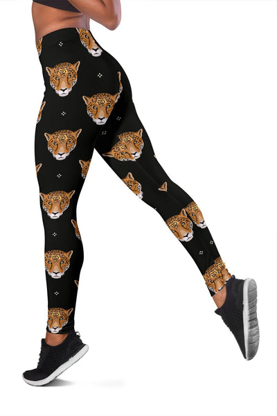 Leopard Head Pattern Women Leggings