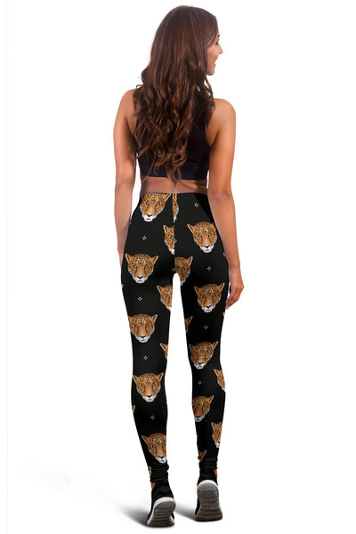 Leopard Head Pattern Women Leggings