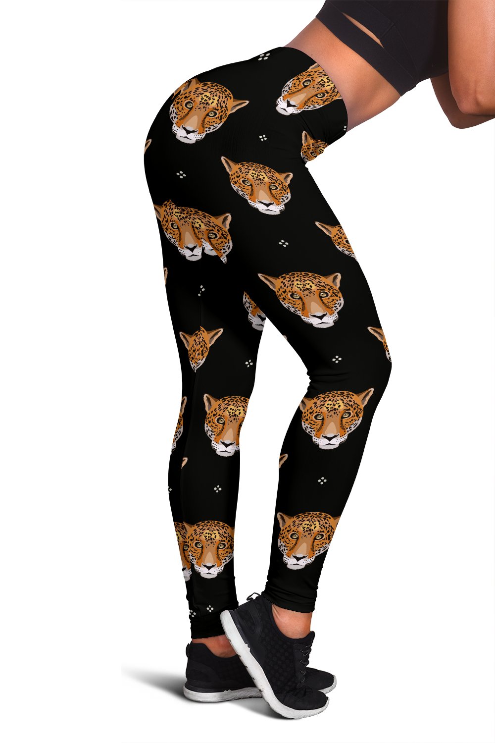 Leopard Head Pattern Women Leggings