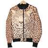 Leopard Head Print Men Casual Bomber Jacket