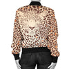 Leopard Head Print Women Casual Bomber Jacket