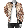 Leopard Head Print Women Casual Bomber Jacket