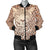 Leopard Head Print Women Casual Bomber Jacket