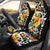 Leopard Orange Flower Universal Fit Car Seat Covers