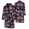 Leopard Pattern Print Design 01 Men Bathrobe-JORJUNE.COM