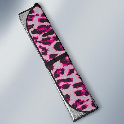 Leopard Pattern Print Design 02 Car Sun Shades-JORJUNE.COM