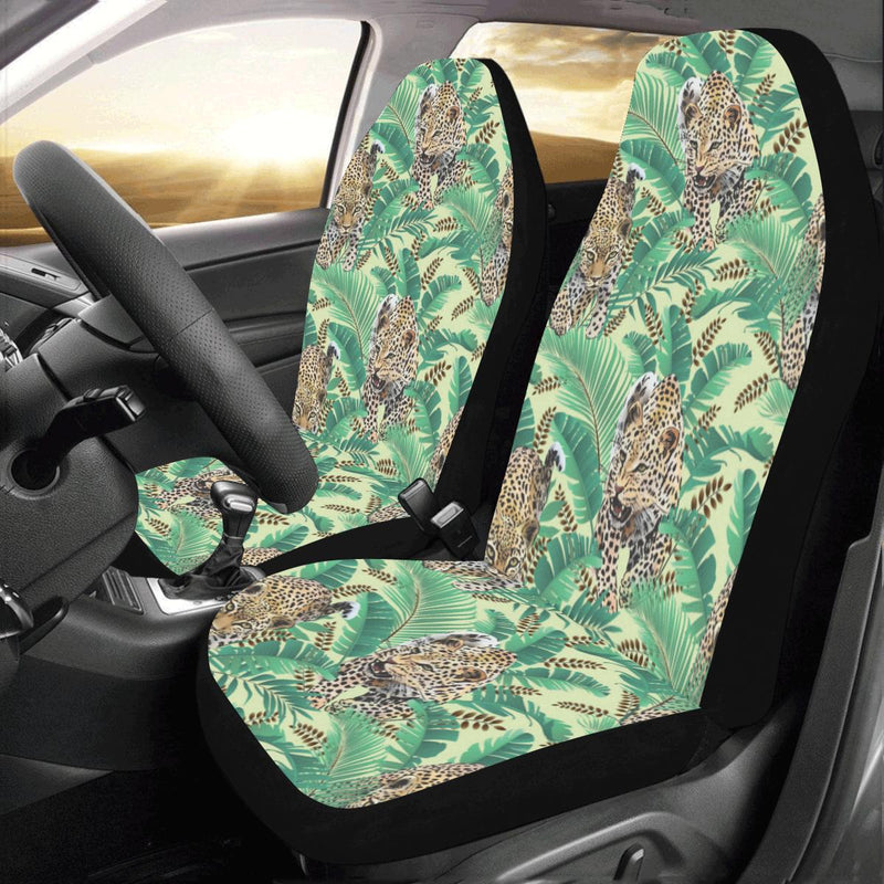 Leopard Pattern Print Design 03 Car Seat Covers (Set of 2)-JORJUNE.COM