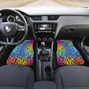 Leopard Rainbow Car Floor Mats