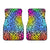 Leopard Rainbow Car Floor Mats