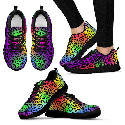Leopard Rainbow Women Sneakers