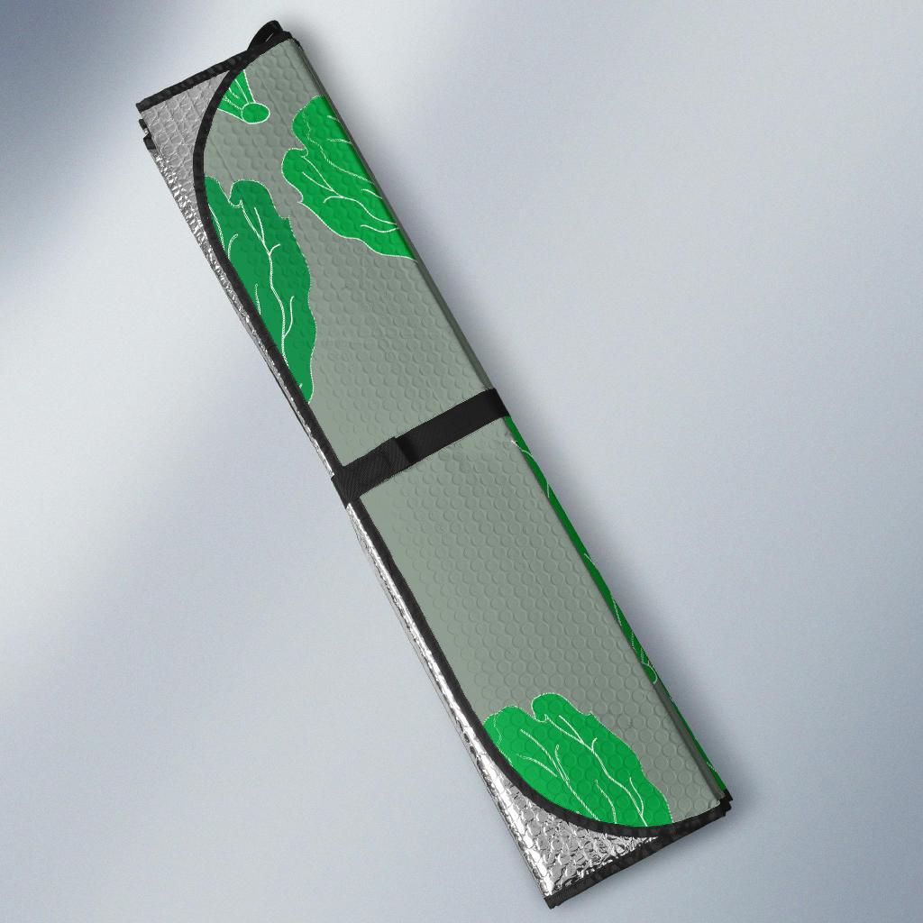 Lettuce Pattern Print Design 02 Car Sun Shades-JORJUNE.COM