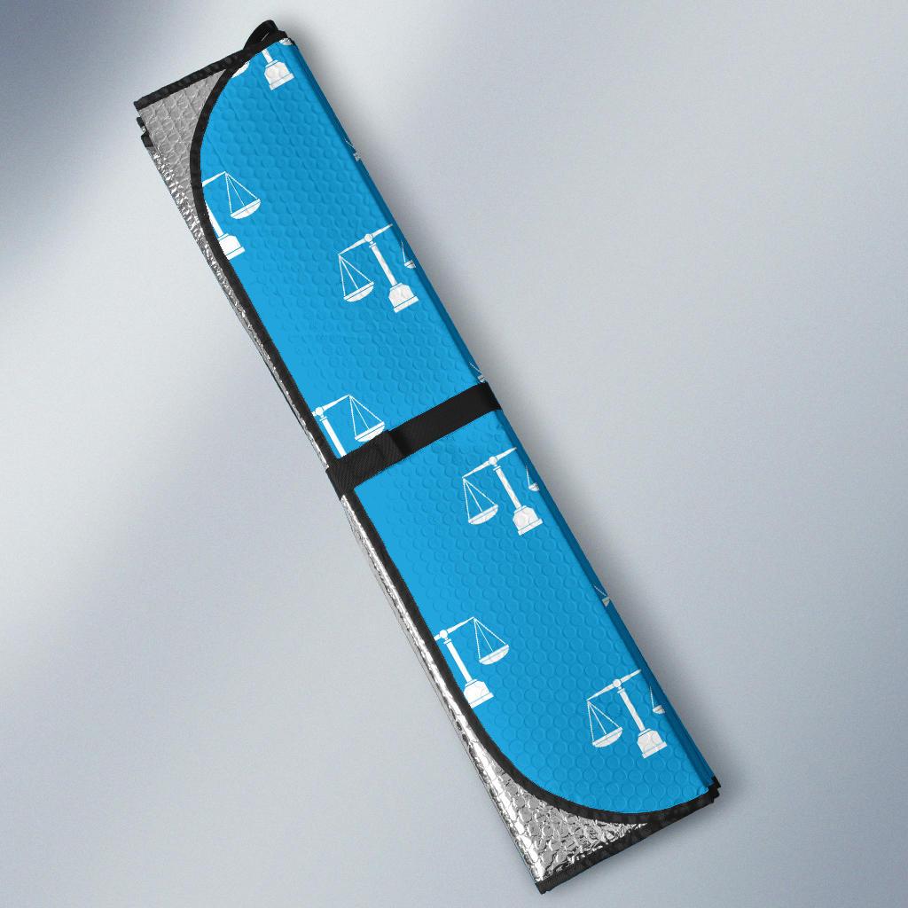 Libra Pattern Print Design 02 Car Sun Shades-JORJUNE.COM