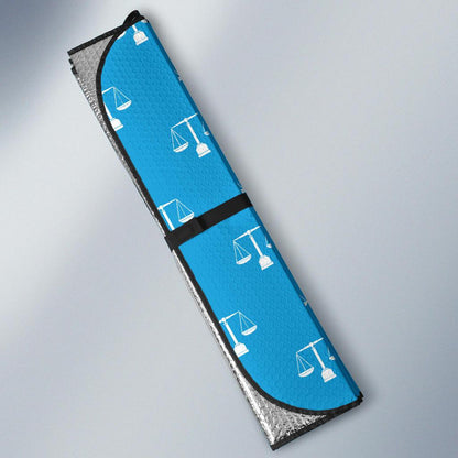Libra Pattern Print Design 02 Car Sun Shades-JORJUNE.COM