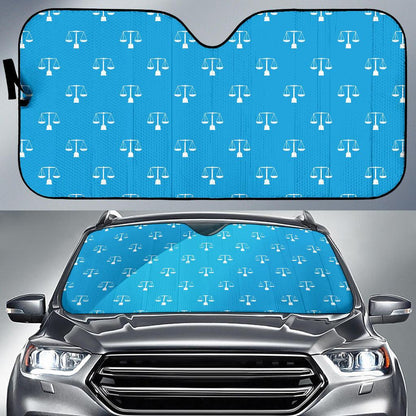 Libra Pattern Print Design 02 Car Sun Shades-JORJUNE.COM
