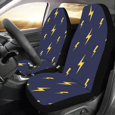 Lightning Thunder Pattern Print Design 03 Car Seat Covers (Set of 2)-JORJUNE.COM