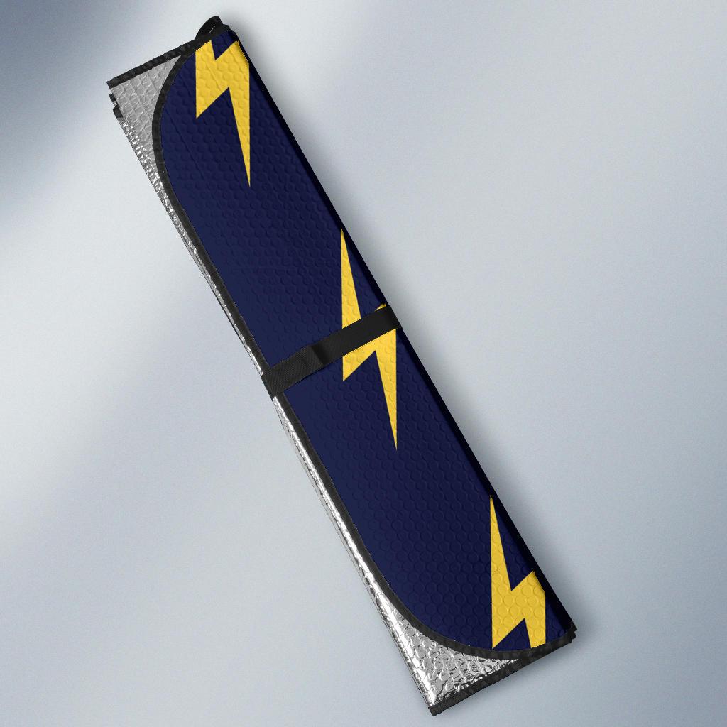 Lightning Thunder Pattern Print Design 03 Car Sun Shades-JORJUNE.COM