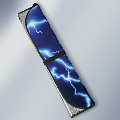 Lightning Thunder Pattern Print Design 04 Car Sun Shades-JORJUNE.COM