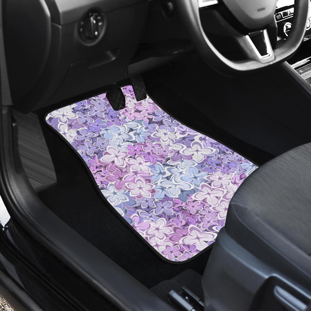 Lilac Pattern Print Design LI01 Car Floor Mats-JorJune.com
