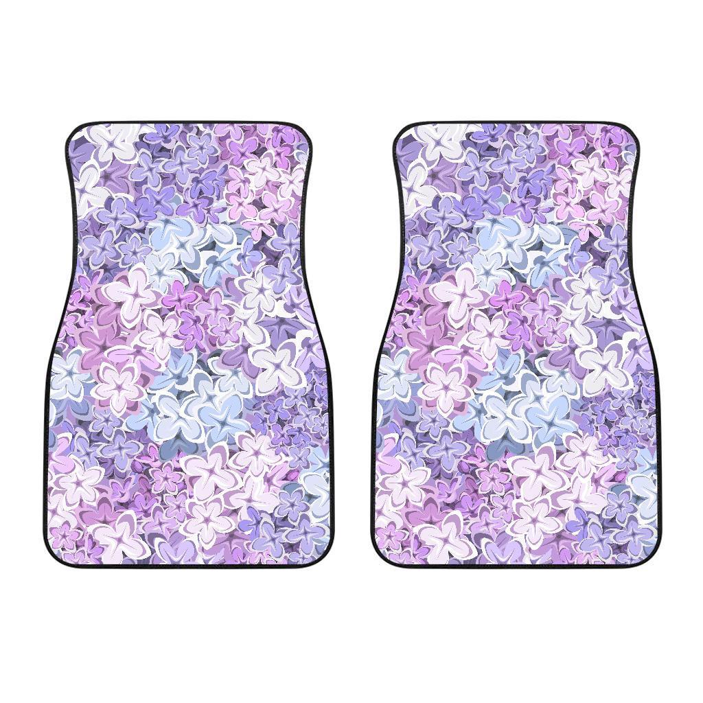 Lilac Pattern Print Design LI01 Car Floor Mats-JorJune.com