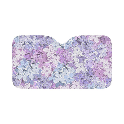 Lilac Pattern Print Design LI01 Car Sun Shade-JorJune