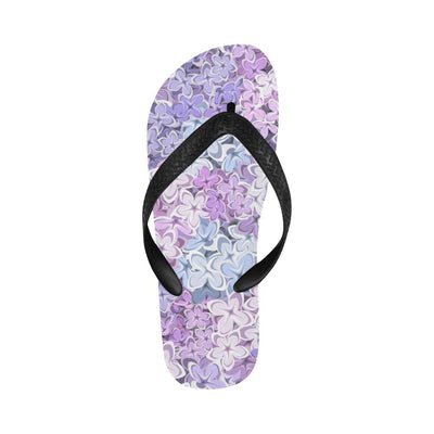 Lilac Pattern Print Design LI01 Flip Flops-JorJune