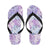 Lilac Pattern Print Design LI01 Flip Flops-JorJune