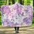 Lilac Pattern Print Design LI01 Hooded Blanket-JORJUNE.COM