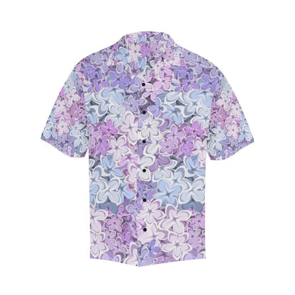 Lilac Pattern Print Design LI01 Men Hawaiian Shirt-JorJune