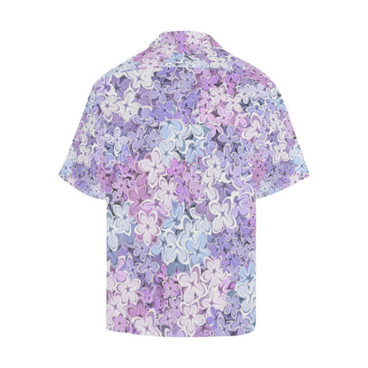 Lilac Pattern Print Design LI01 Men Hawaiian Shirt-JorJune
