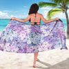 Lilac Pattern Print Design LI01 Sarong Pareo Wrap-JORJUNE.COM