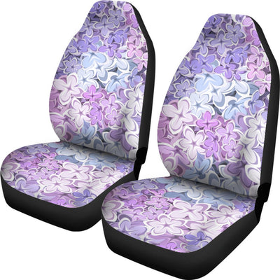 Lilac Pattern Print Design LI01 Universal Fit Car Seat Covers-JorJune