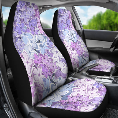 Lilac Pattern Print Design LI01 Universal Fit Car Seat Covers-JorJune