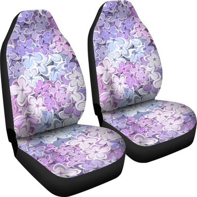 Lilac Pattern Print Design LI01 Universal Fit Car Seat Covers-JorJune