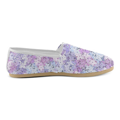 Lilac Pattern Print Design LI01 Women Casual Shoes-JorJune.com