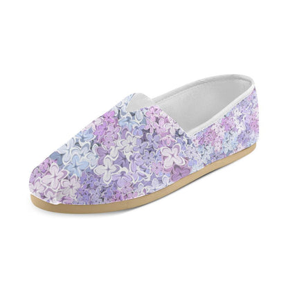 Lilac Pattern Print Design LI01 Women Casual Shoes-JorJune.com
