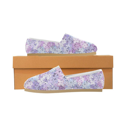 Lilac Pattern Print Design LI01 Women Casual Shoes-JorJune.com