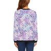 Lilac Pattern Print Design LI01 Women Long Sleeve Sweatshirt-JorJune