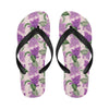 Lilac Pattern Print Design LI02 Flip Flops-JorJune