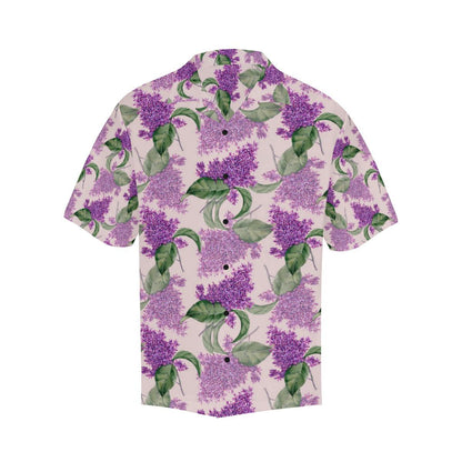 Lilac Pattern Print Design LI02 Men Hawaiian Shirt-JorJune