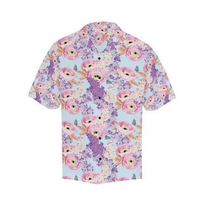 Lilac Pattern Print Design LI03 Men Hawaiian Shirt-JorJune