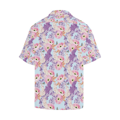 Lilac Pattern Print Design LI03 Men Hawaiian Shirt-JorJune