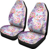 Lilac Pattern Print Design LI03 Universal Fit Car Seat Covers-JorJune