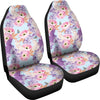 Lilac Pattern Print Design LI03 Universal Fit Car Seat Covers-JorJune