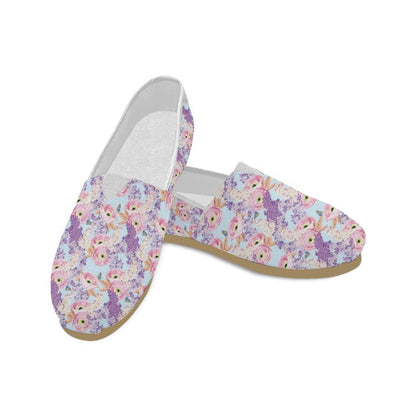 Lilac Pattern Print Design LI03 Women Casual Shoes-JorJune.com