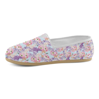 Lilac Pattern Print Design LI03 Women Casual Shoes-JorJune.com