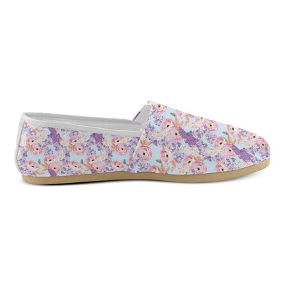Lilac Pattern Print Design LI03 Women Casual Shoes-JorJune.com