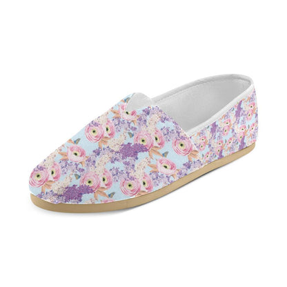 Lilac Pattern Print Design LI03 Women Casual Shoes-JorJune.com