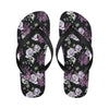 Lilac Pattern Print Design LI04 Flip Flops-JorJune