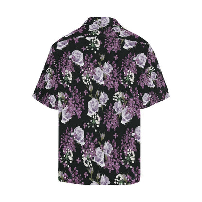 Lilac Pattern Print Design LI04 Men Hawaiian Shirt-JorJune